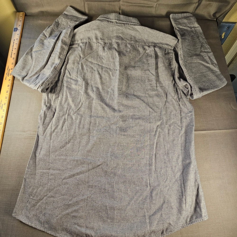 Charles‎ Tyrwhitt Mens Slim Fit Flannel Shirt Blue Puppytooth Dobby NWT L - Picture 8 of 9